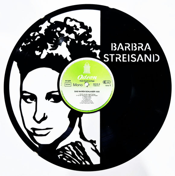 Vinyl Record Art - Barbra Streisand
