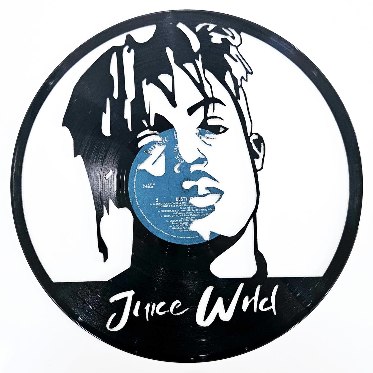 Vinyl Record Art Juice Wrld BROKEN RECORD