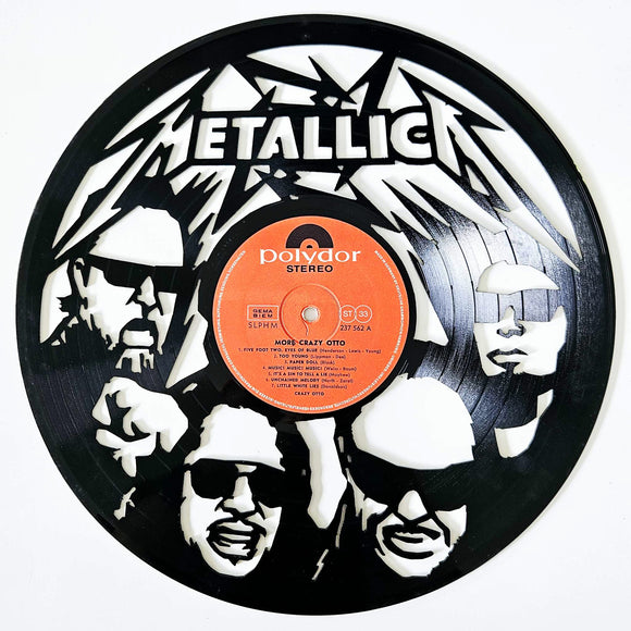 Vinyl Record Art - Metallica Band