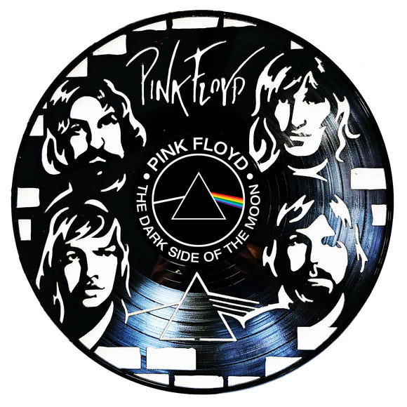 Vinyl Record Art with Sticker - Pink Floyd