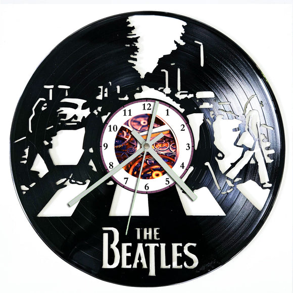 Vinyl Record Clock - The Beatles Abbey Road