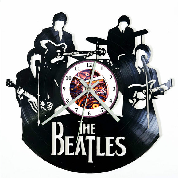 Vinyl Record Clock - The Beatles Band