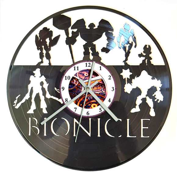 Vinyl Record Clock - Bionicle