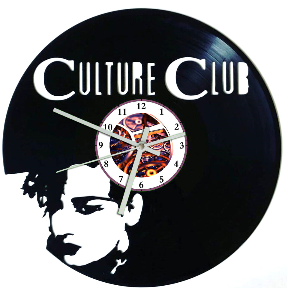Vinyl Record Clock Culture Club BROKEN RECORD