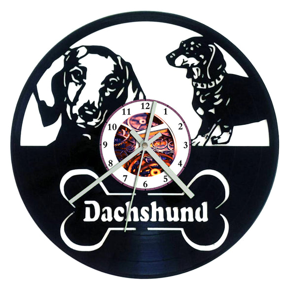 Vinyl Record Clock - Dachshund