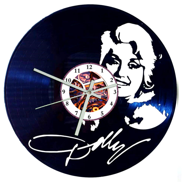 Vinyl Record Clock - Dolly Parton