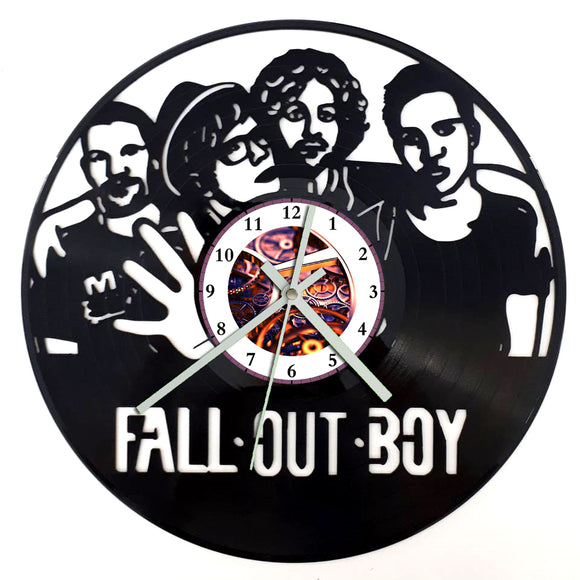 Vinyl Record Clock - Fall Out Boy
