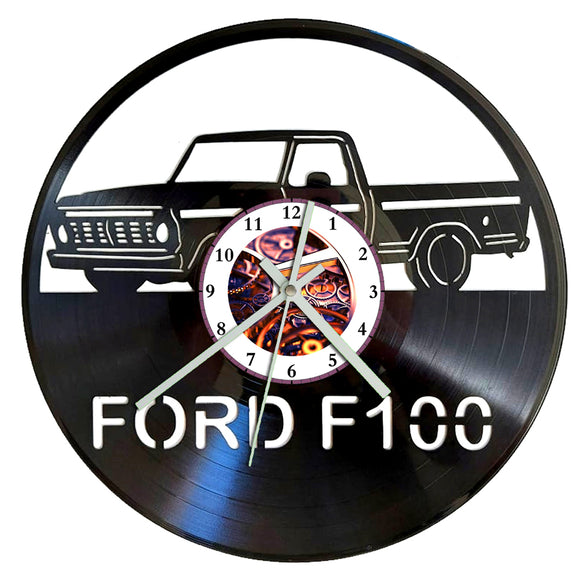 Vinyl Record Clock - Ford F100