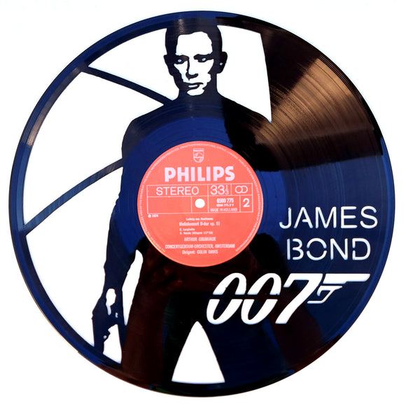Vinyl Record Art - James Bond