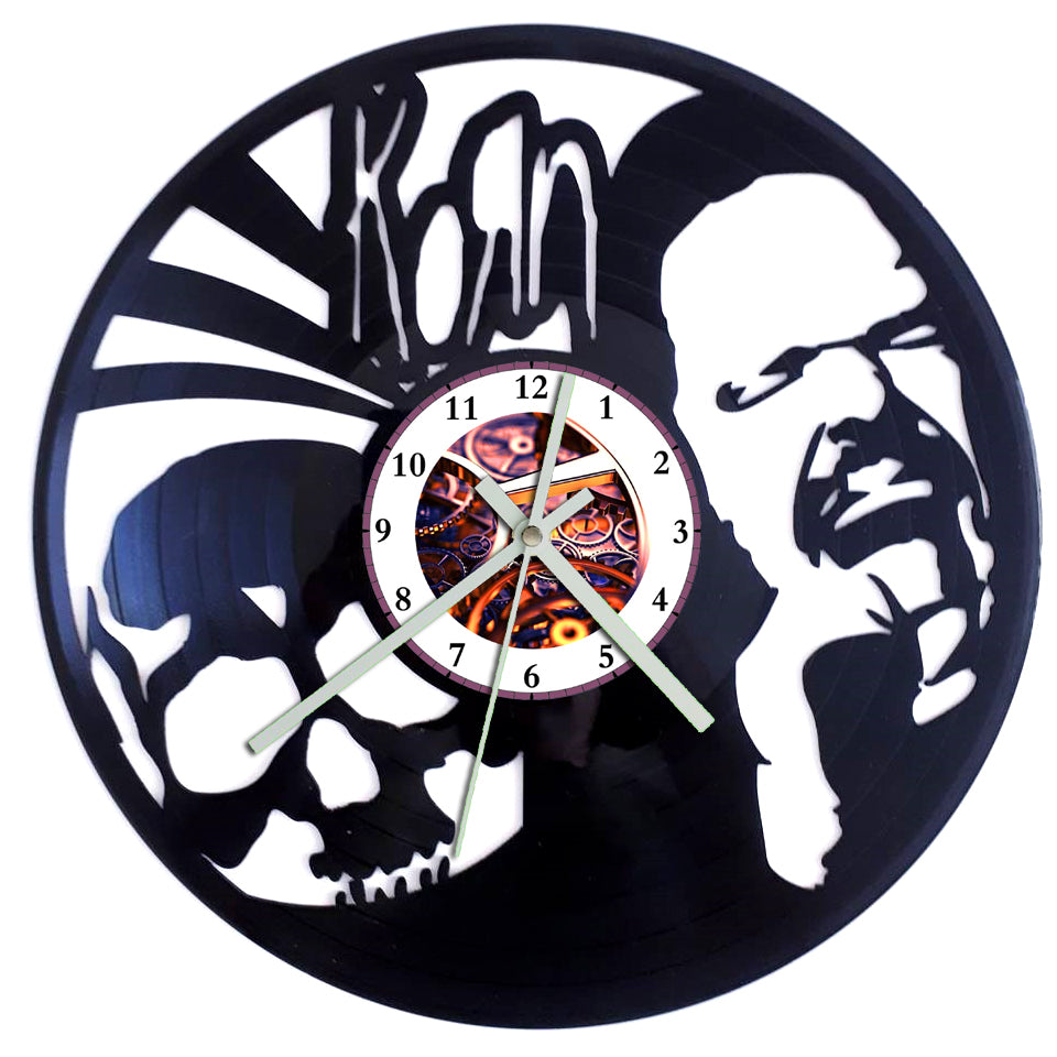 Vinyl Record Clock Korn BROKEN RECORD