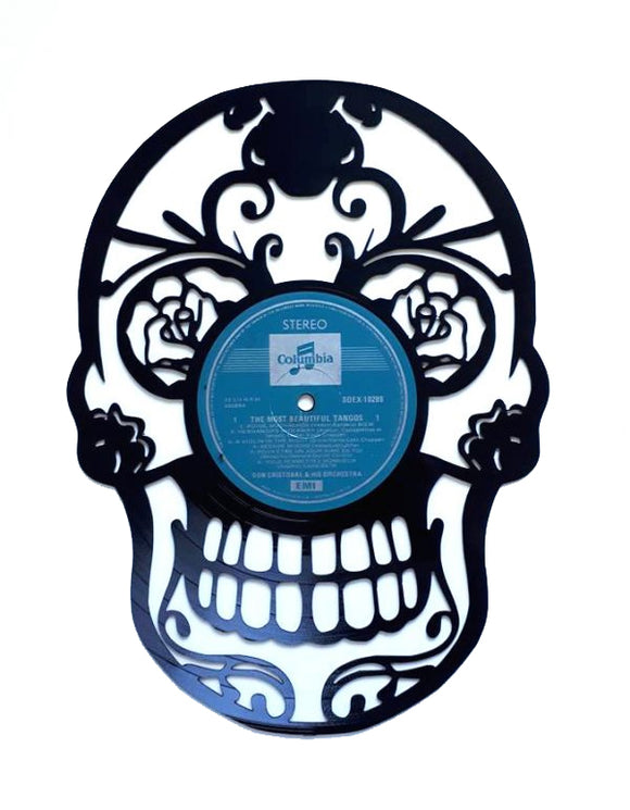 Vinyl Record Art - Sugar Skull (2)