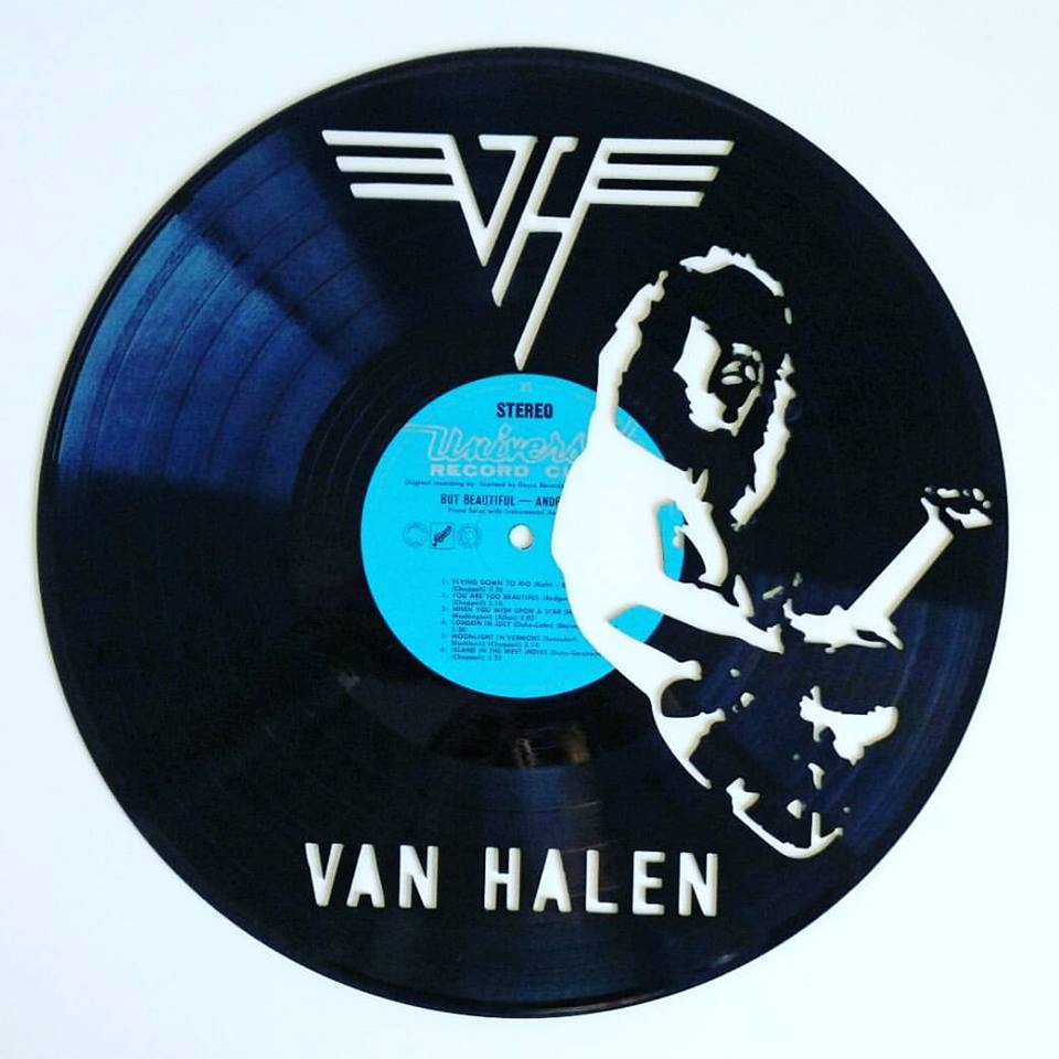 Van Halen Vinyl Record Art