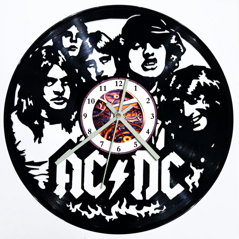 Vinyl Record Clock - ACDC Band – BROKEN RECORD
