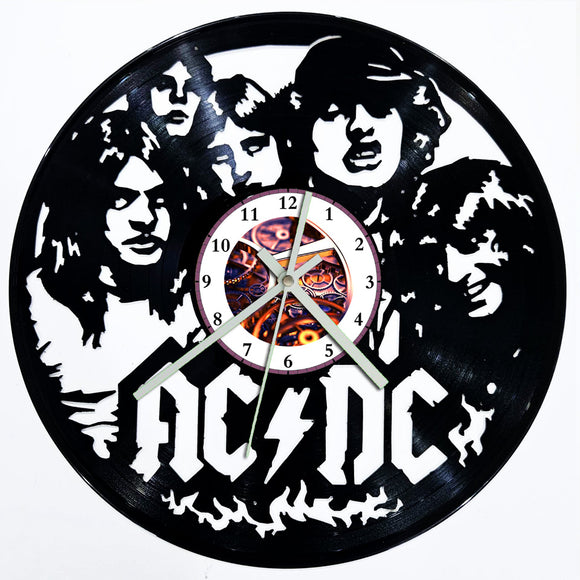 Vinyl Record Clock - ACDC Band