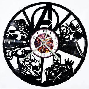 Vinyl Record Clock - Avengers 2