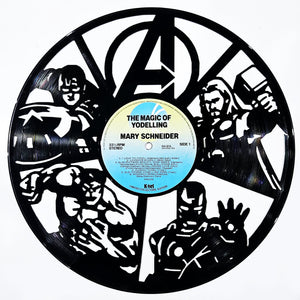 Vinyl Record Art - Avengers 2