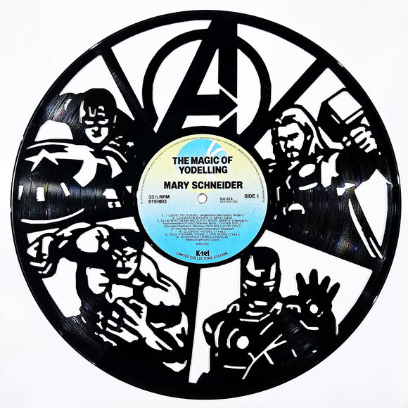 Vinyl Record Art - Avengers 2