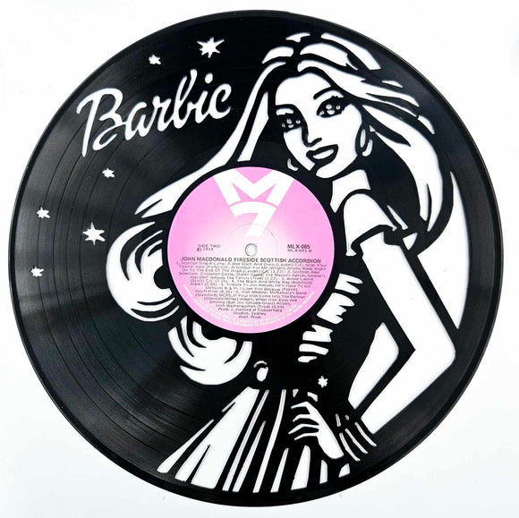 Vinyl Record Art - Barbie
