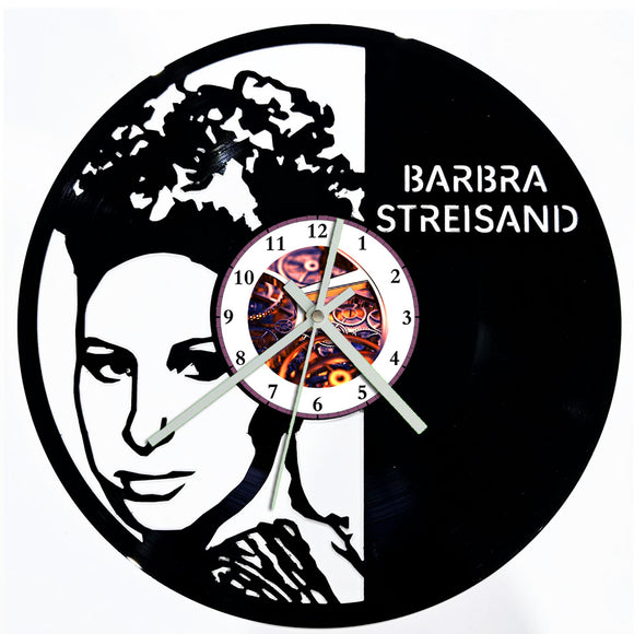 Vinyl Record Clock - Barbra Streisand