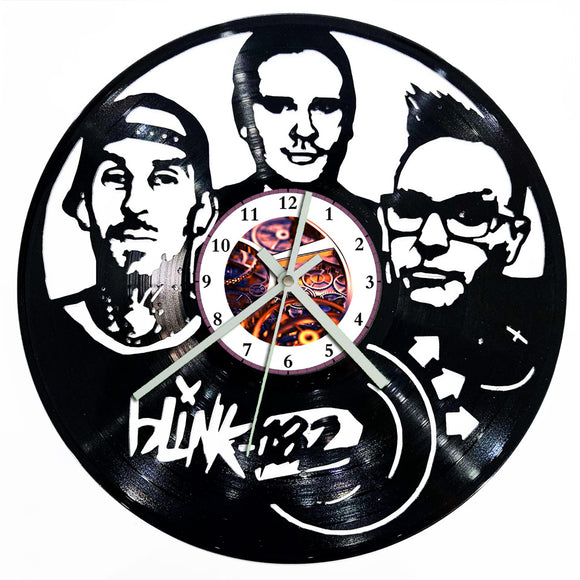 Vinyl Record Clock - Blink 182