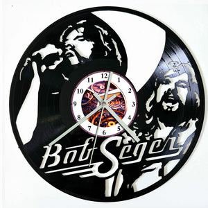 Vinyl Record Clock - Bob Segar