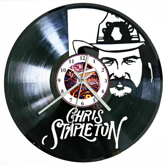 Vinyl Record Clock - Chris Stapleton