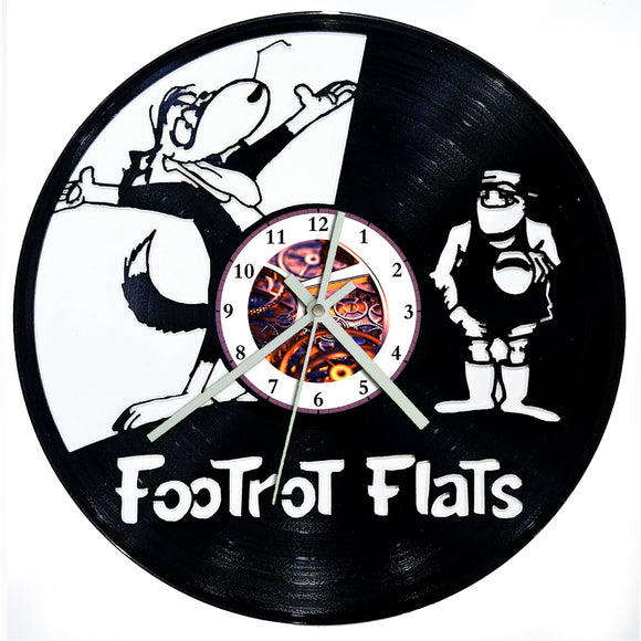 Vinyl Record Clock - Footrot Flats