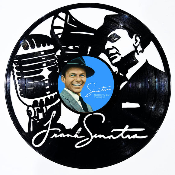 Vinyl Record Art with sticker - Frank Sinatra 2