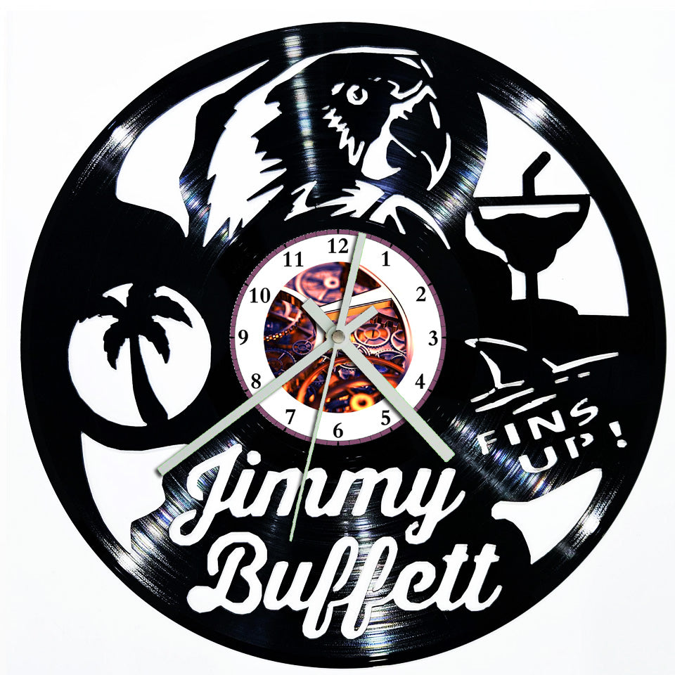 Vinyl Record Clock - Jimmy Buffett – BROKEN RECORD