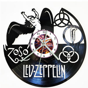 Vinyl Record Clock - Led Zeppelin