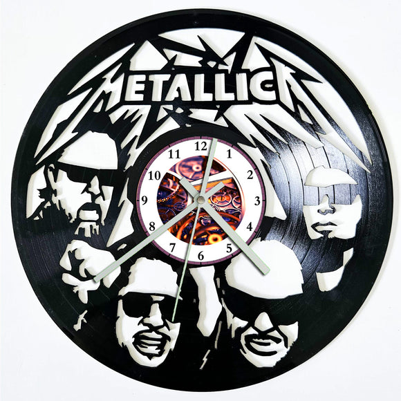 Vinyl Record Clock - Metallica Band