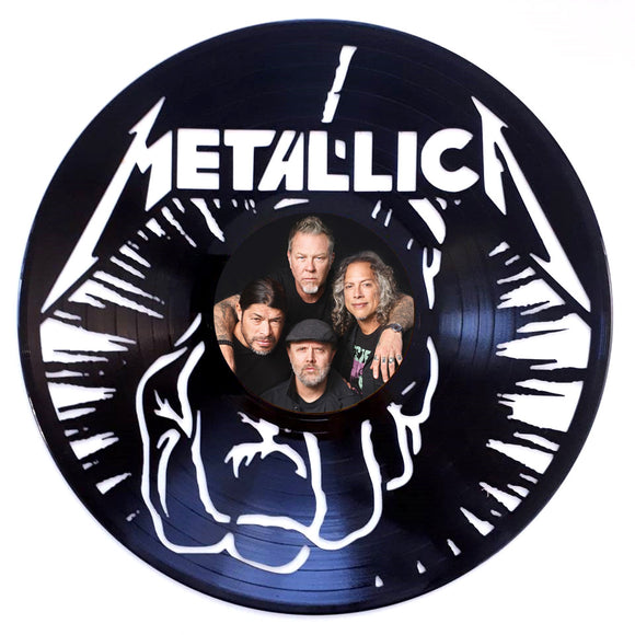 Vinyl Record Art with Sticker - Metallica