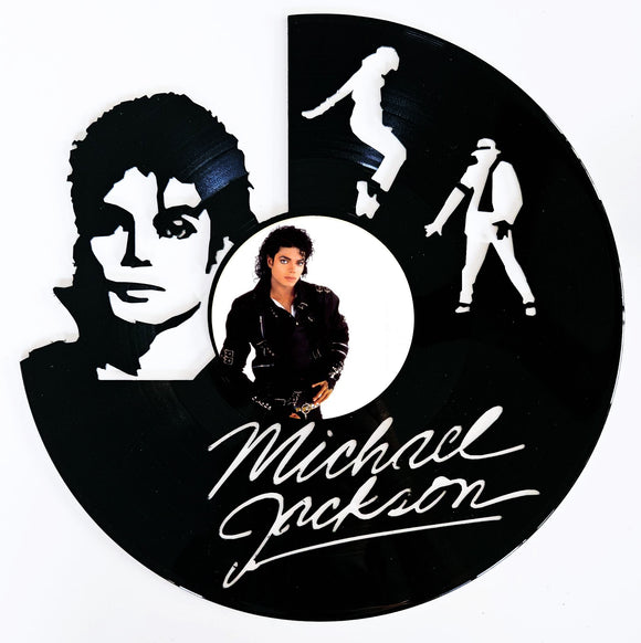 Vinyl Record Art - Micheal Jackson Dance Moves with Sticker