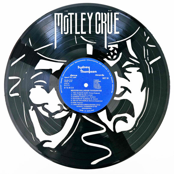 Vinyl Record Art - Motley Crue Masks