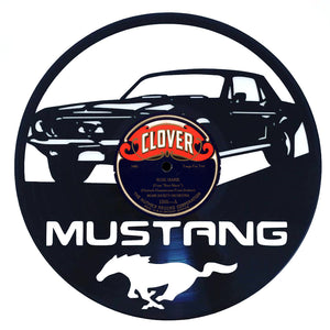 Vinyl Record Art - Mustang