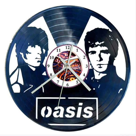 Vinyl Record Clock - Oasis