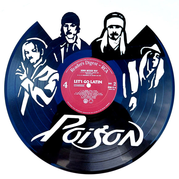 Vinyl Record Art - Poison