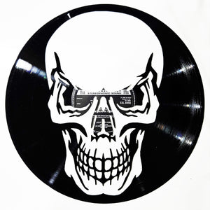 Vinyl Record Art - Scarey Skull