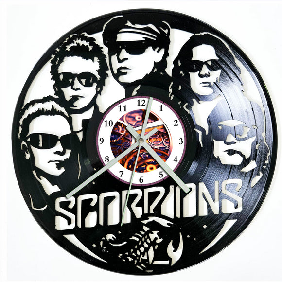 Vinyl Record Clock - Scorpians