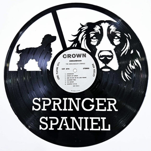 Vinyl Record Art - Springer Spaniel