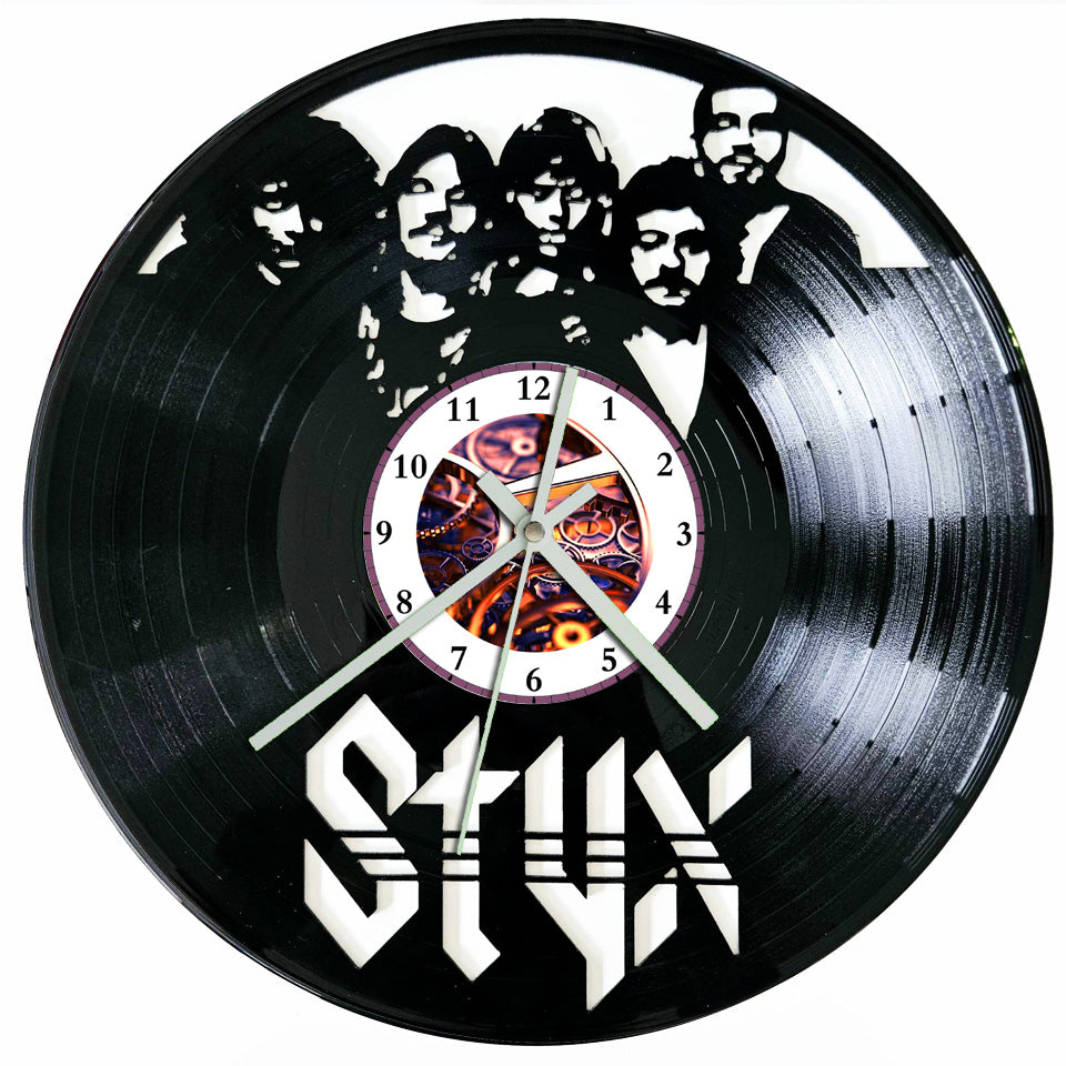 Vinyl Record Clock - Styx – BROKEN RECORD