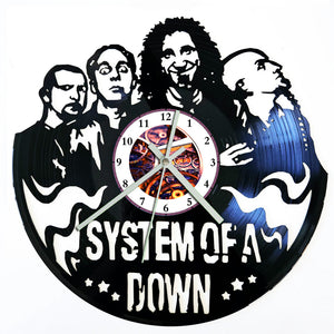 Vinyl Record Clock - System of a Down