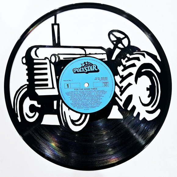 Vinyl Record Art - Tractor