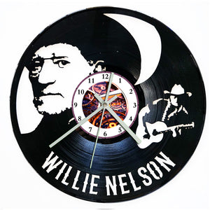 Vinyl Record Clock - Willie Nelson