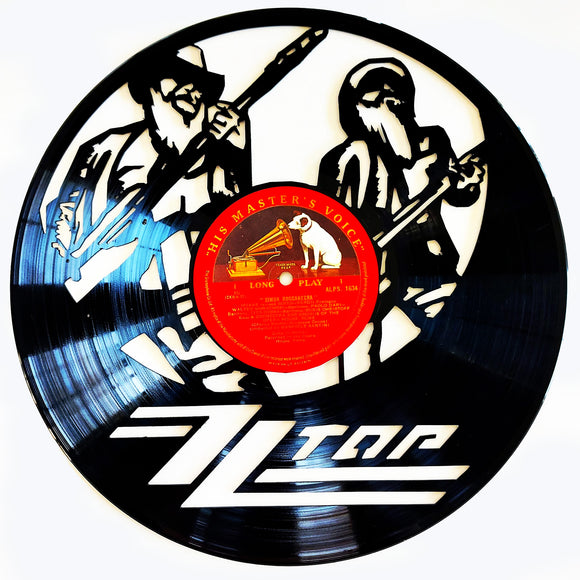 Vinyl Record Art - ZZ Top