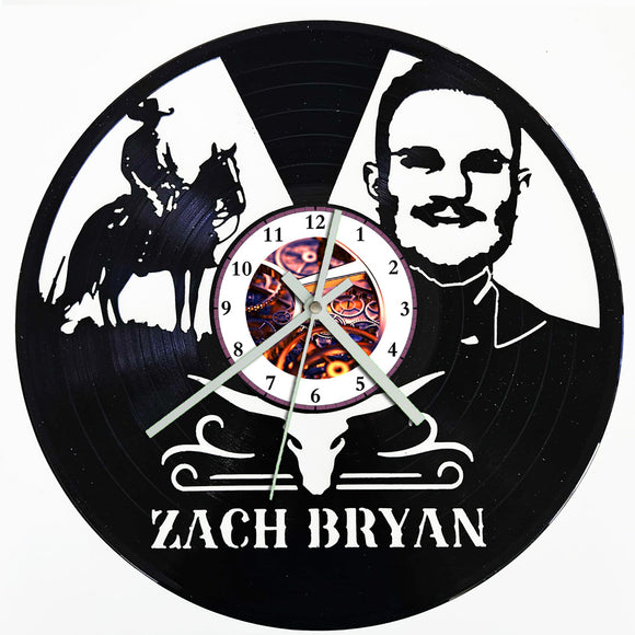 Vinyl Record Clock - Zach Bryan