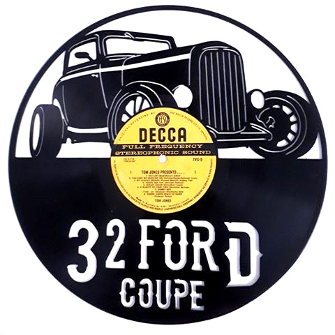 Vinyl Record Art - Ford Coupe 1932