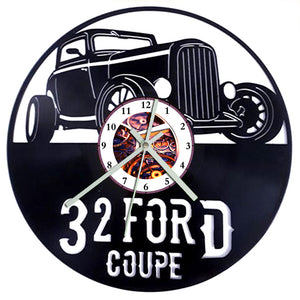 Vinyl Record Clock - Ford Coupe 1932