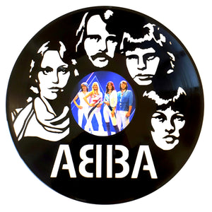 Vinyl Record Art with sticker - ABBA