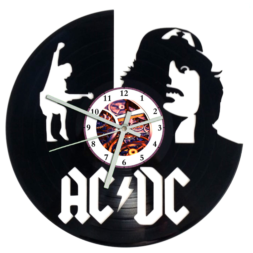 Vinyl Record Clock - ACDC – BROKEN RECORD